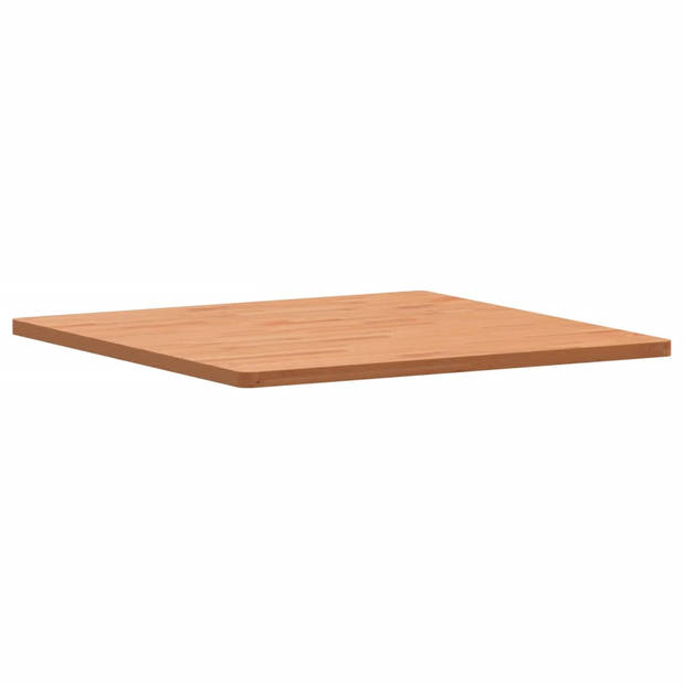 vidaXL Tafelblad vierkant 80x80x2,5 cm massief beukenhout