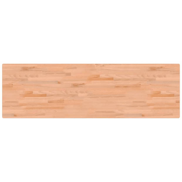 vidaXL Werkblad 180x55x2,5 cm massief beukenhout