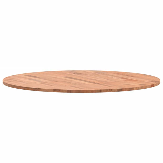 vidaXL Tafelblad rond Ø80x1,5 cm massief beukenhout