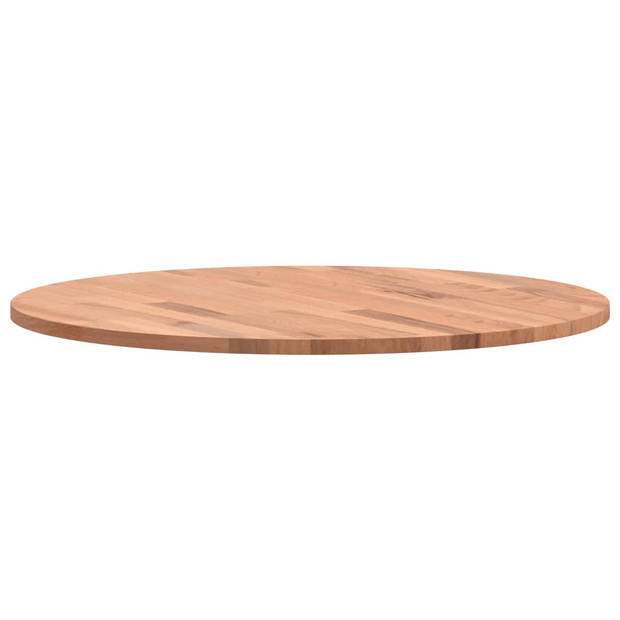 vidaXL Tafelblad rond Ø60x1,5 cm massief beukenhout