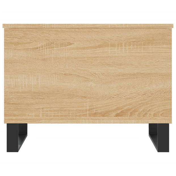 vidaXL Salontafel 60x44,5x45 cm bewerkt hout sonoma eikenkleurig