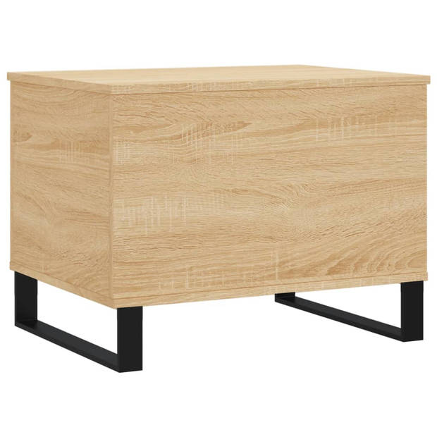 vidaXL Salontafel 60x44,5x45 cm bewerkt hout sonoma eikenkleurig