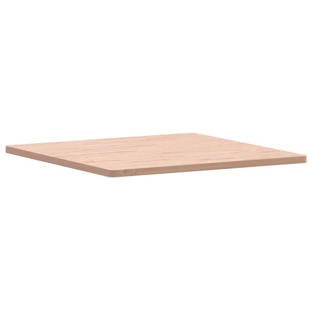 vidaXL Tafelblad vierkant 80x80x2,5 cm massief beukenhout