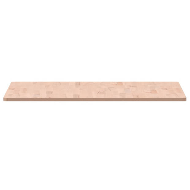 vidaXL Tafelblad vierkant 80x80x1,5 cm massief beukenhout