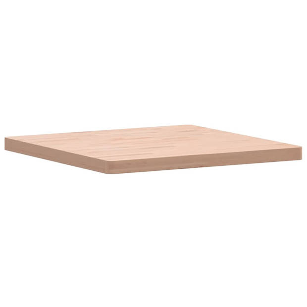 vidaXL Tafelblad vierkant 70x70x4 cm massief beukenhout