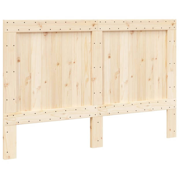 vidaXL Hoofdbord 160x104 cm massief grenenhout