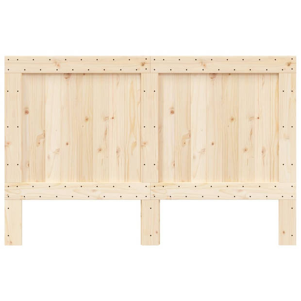 vidaXL Hoofdbord 160x104 cm massief grenenhout