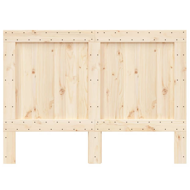 vidaXL Hoofdbord 140x104 cm massief grenenhout