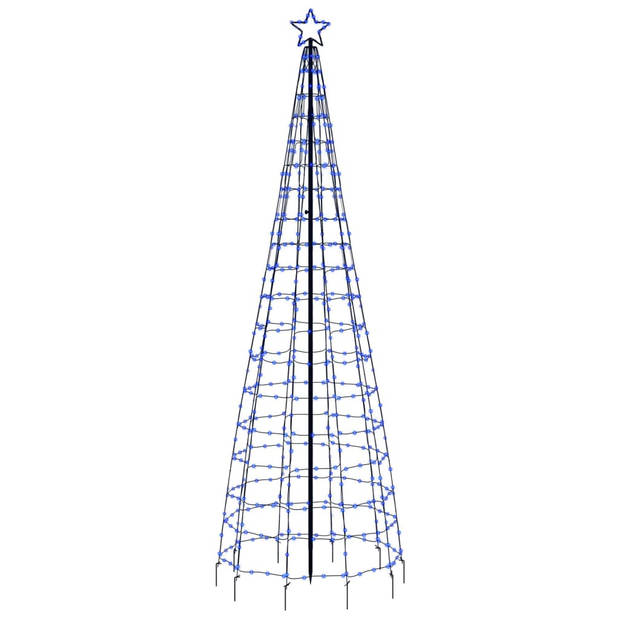 vidaXL Lichtkegel met grondpinnen 570 blauwe LED's 300 cm