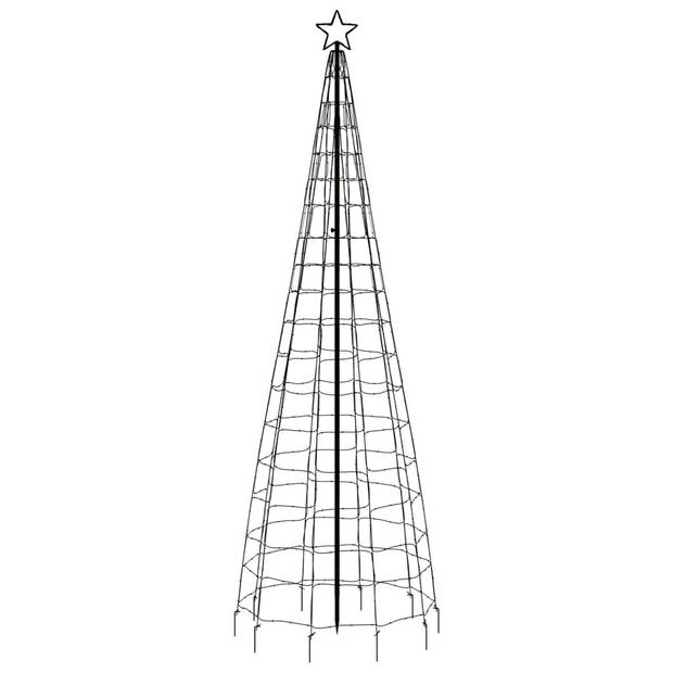 vidaXL Lichtkegel met grondpinnen 570 koudwitte LED's 300 cm