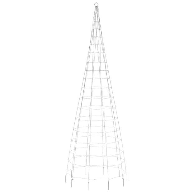 vidaXL Lichtkegel aan vlaggenmast 550 warmwitte LED's 300 cm