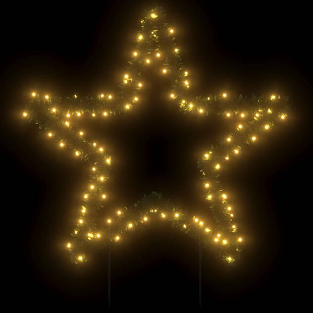 vidaXL Kerstverlichting met ster 115 LED's 85 cm