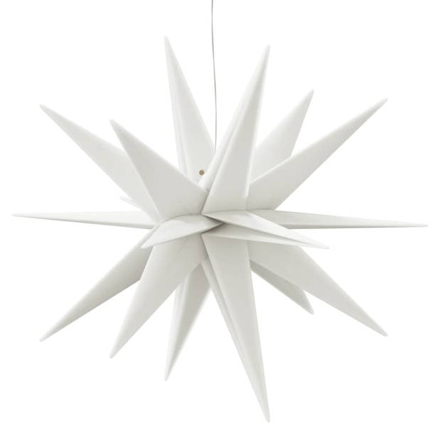 vidaXL Kerstlamp met LED inklapbaar 57 cm wit