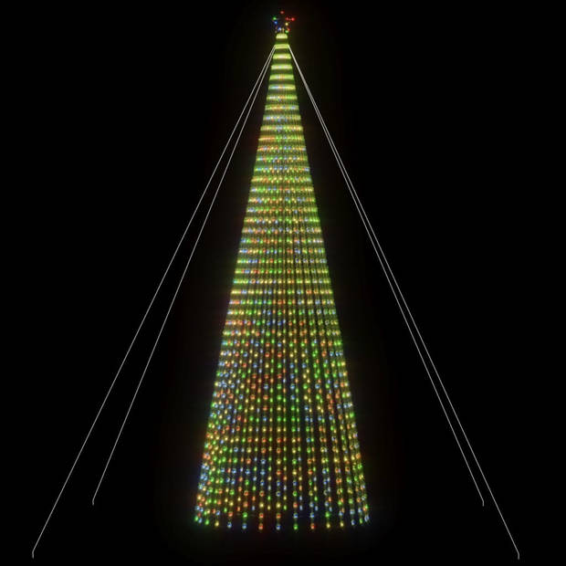 vidaXL Lichtkegel 1544 meerkleurige LED's 500 cm