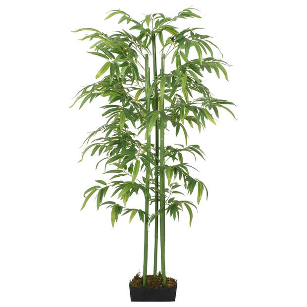 vidaXL Kunstplant bamboe 864 bladeren 180 cm groen