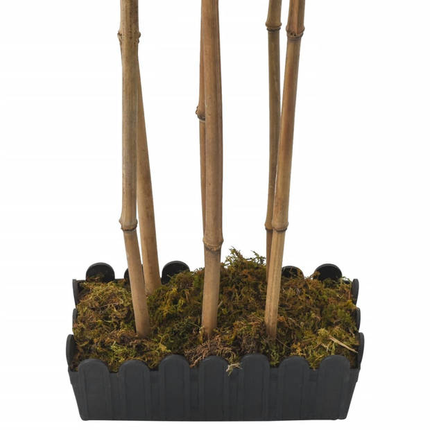 vidaXL Kunstplant bamboe 828 bladeren 150 cm groen