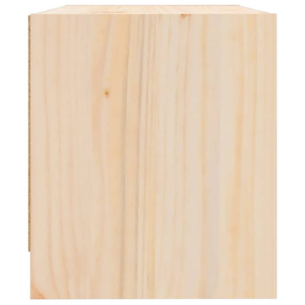 vidaXL Nachtkastjes 2 st 40x31x35,5 cm massief grenenhout