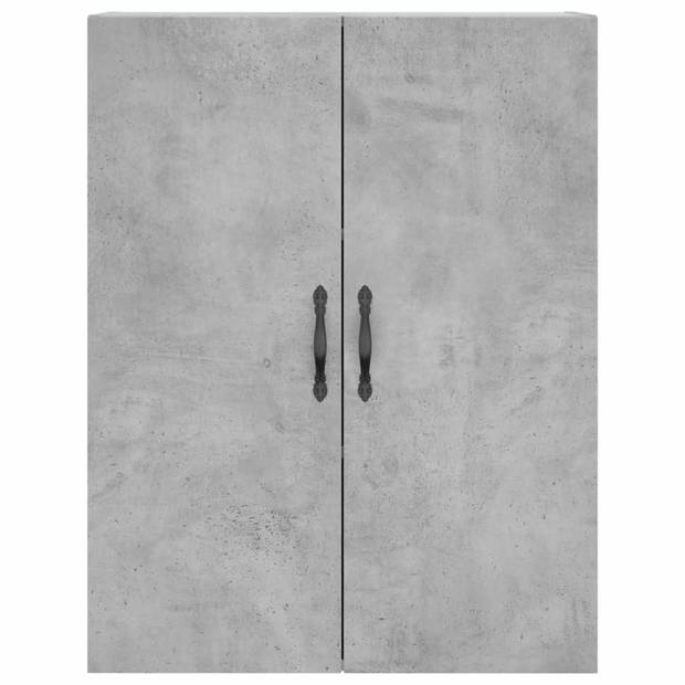 vidaXL Hoge kast 69,5x34x180 cm bewerkt hout betongrijs