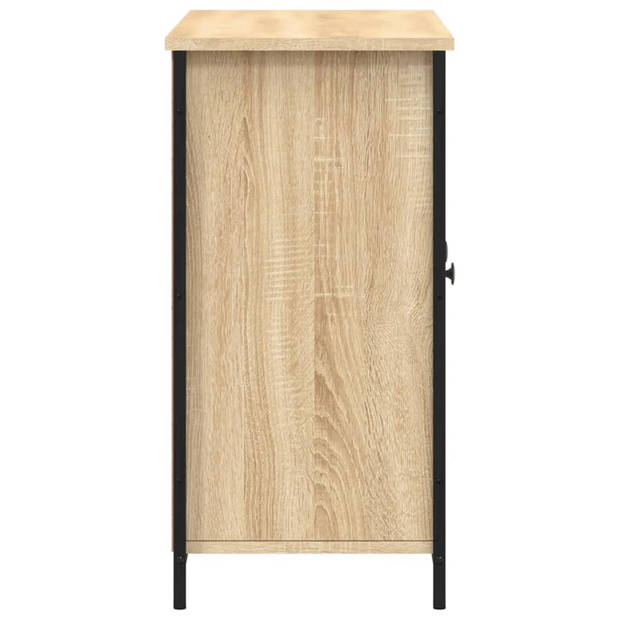 vidaXL Dressoir 100x35x70 cm bewerkt hout sonoma eikenkleurig