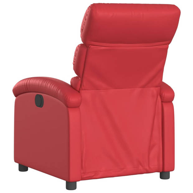 vidaXL Fauteuil verstelbaar kunstleer rood