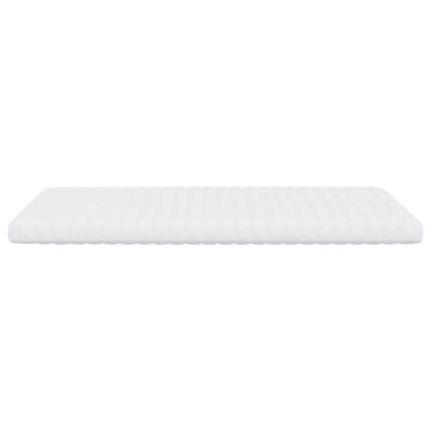 vidaXL Schuimmatras 7 zones hardheid 20 ILD 140x200 cm wit