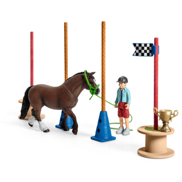 Schleich HORSE CLUB Pony Behendigheidswedstrijd 42482