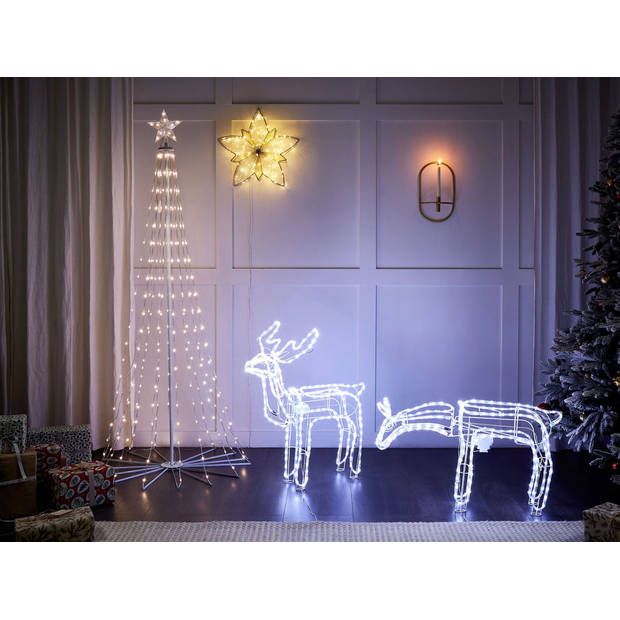 Beliani INNNES - LED-decoratie-Wit-IJzer