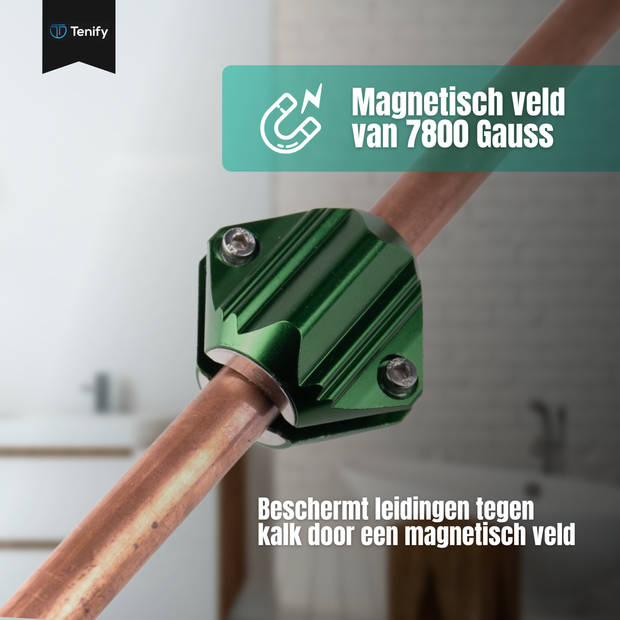 Tenify Magnetische Waterontharder - 7800 Gauss - Douche Filter - Waterverzachter - Waterontkalker