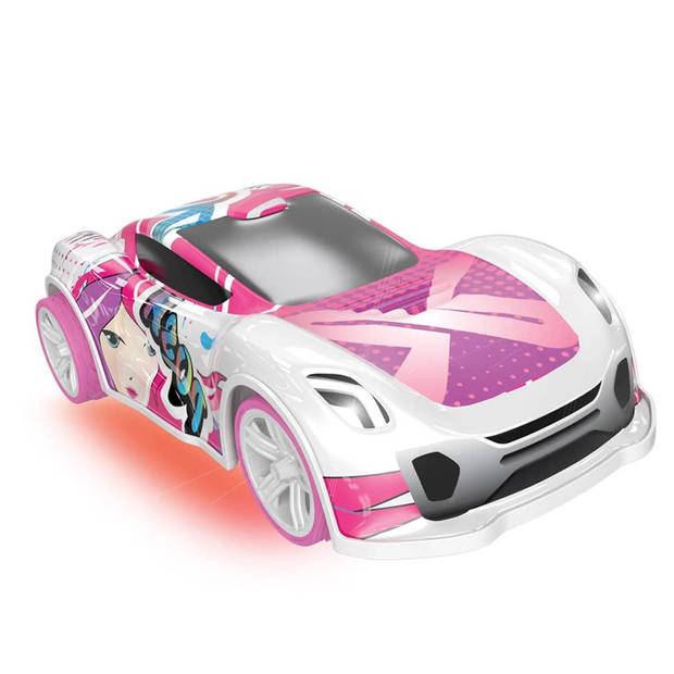 Exost Speelgoedauto Lighting Amazone radiografisch roze 1:14
