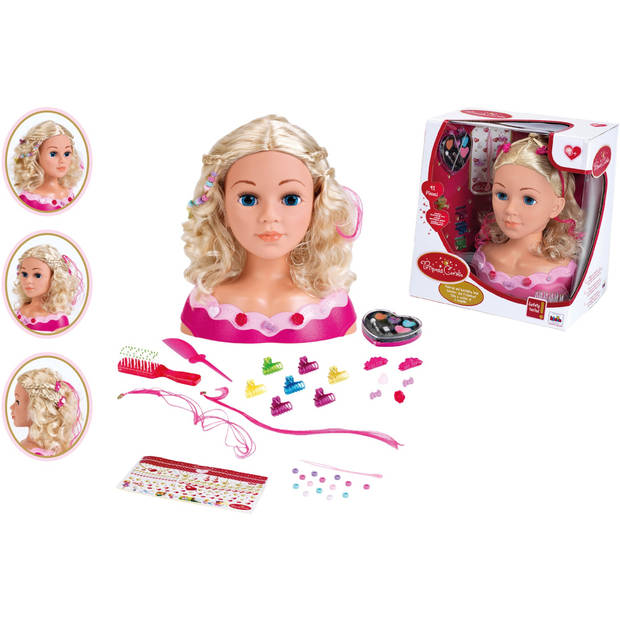 Klein Toys - Prinsess Coralie speelgoed make-up en haarstyling Emma