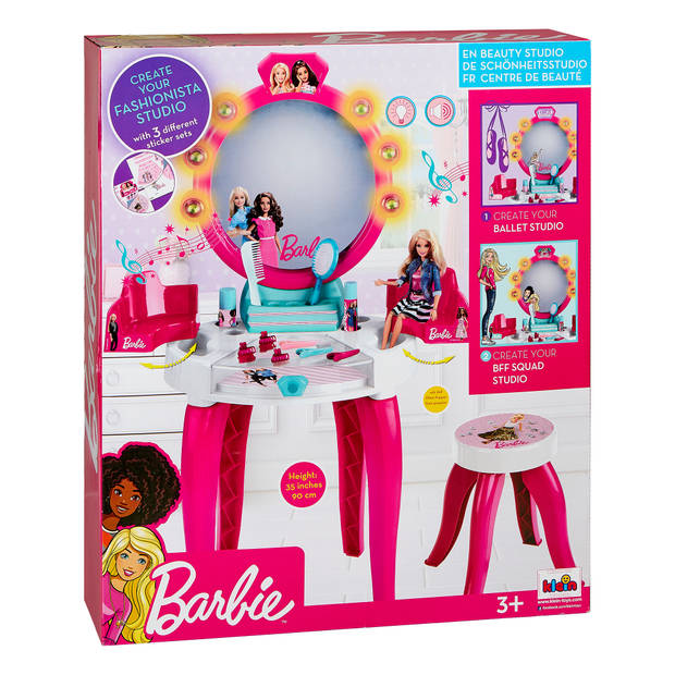 Klein Toys - Barbie speelgoed schoonheidsstudio met licht- en geluid