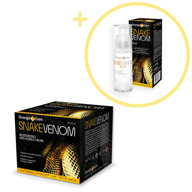 Orange Care, Snake Venom 2-pack Huidverzorging. Gezichtscrème en Serum