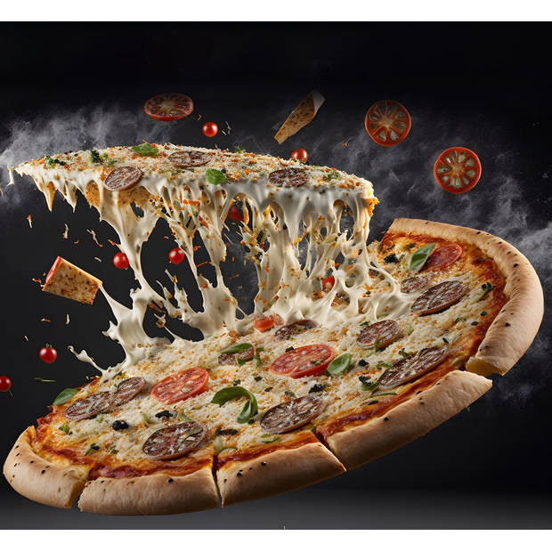 AG280 6 personen- Elecktrische Pizzaovens - Pizza oven- Pizzasteen - Pizza Gourmetstel - 6 Geïsoleerde bak spatels