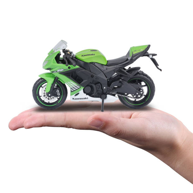 Maisto schaalmodel motor Kawasaki Ninja - groen - schaal 1:18 - Speelgoed motors