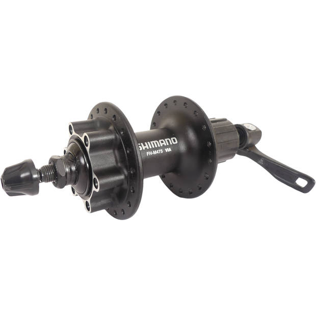 Shimano Achternaaf 8/9/10 speed FH-M475 36 gaats 6 bouts met remschijf bevestiging zwart