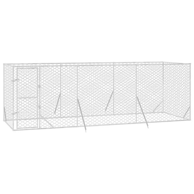 The Living Store The Living Store Hondenkennel - 6 x 2 x 2 m - Gegalvaniseerd staal