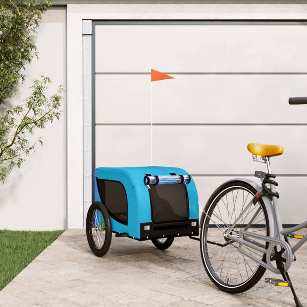 The Living Store Hondenfietskar - Duurzaam frame - Comfortabele oxfordstof - Handig ontwerp - Veilig rijden - Brede