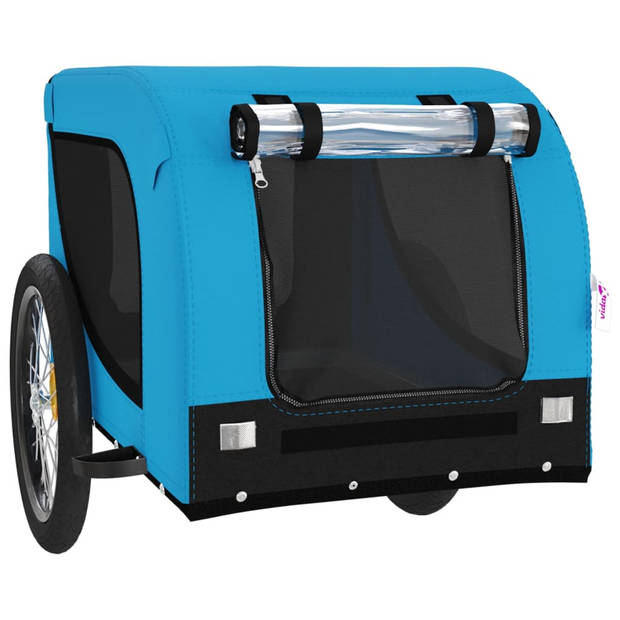 The Living Store Hondenfietskar - Duurzaam frame - Comfortabele oxfordstof - Handig ontwerp - Veilig rijden - Brede