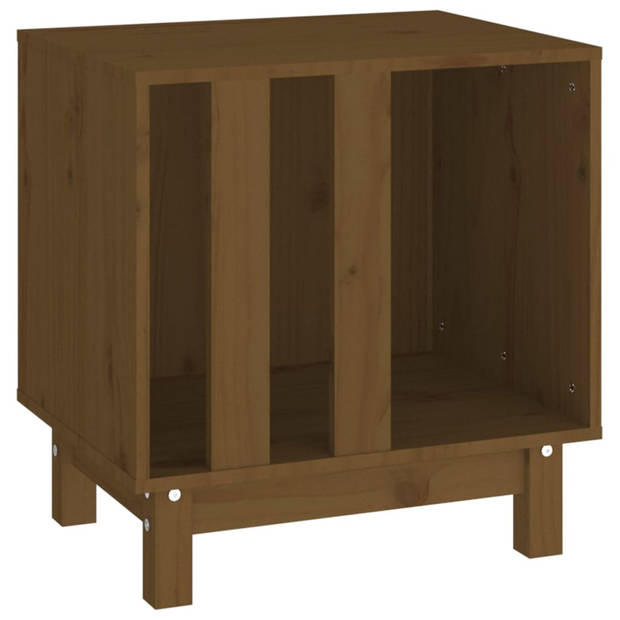 The Living Store Hondenhok Massief Grenenhout - Honingbruin - 50 x 40 x 52 cm - Praktisch en Stabiel