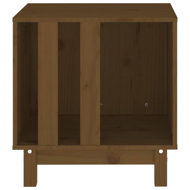 The Living Store Hondenhok Massief Grenenhout - Honingbruin - 50 x 40 x 52 cm - Praktisch en Stabiel