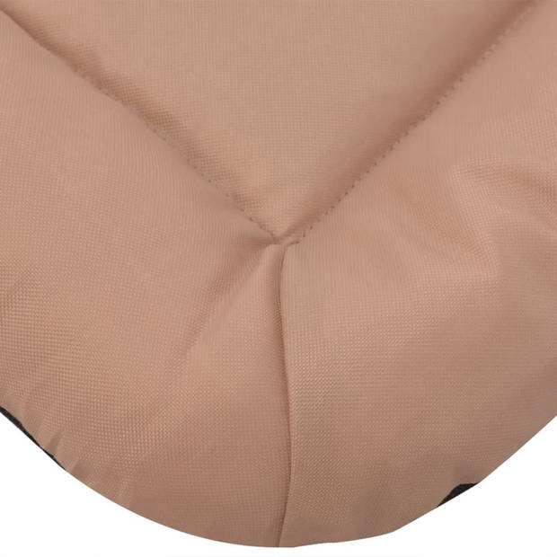 The Living Store Hondenmatras - M - Waterafstotend - Beige - PU-gecoate oxford stof