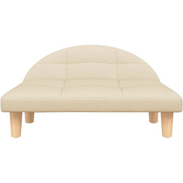 The Living Store Hondenbank - Comfort - Hondenbed - 70 x 52 x 30 cm - Crème