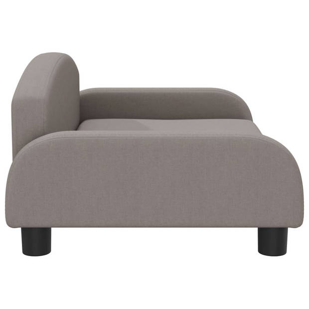 The Living Store Hondenbank - Dierenbank - hondenbed 70 x 45 x 30 cm - taupe