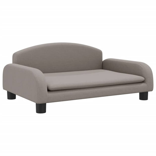 The Living Store Hondenbank - Dierenbank - hondenbed 70 x 45 x 30 cm - taupe