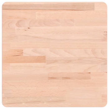 vidaXL Tafelblad vierkant 40x40x1,5 cm massief beukenhout