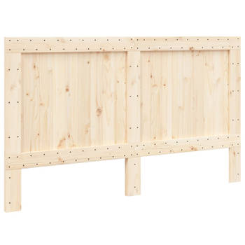 vidaXL Hoofdbord 180x104 cm massief grenenhout