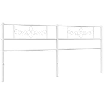 vidaXL Hoofdbord 193 cm metaal wit