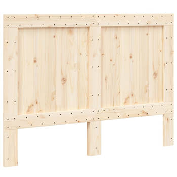 vidaXL Hoofdbord 140x104 cm massief grenenhout