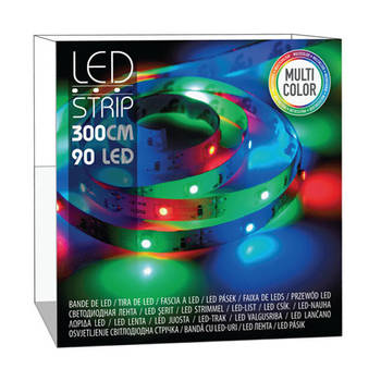 LED-strip 3 m rubber 90 stuks