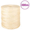 vidaXL Touw 2 mm 300 m 100% sisal